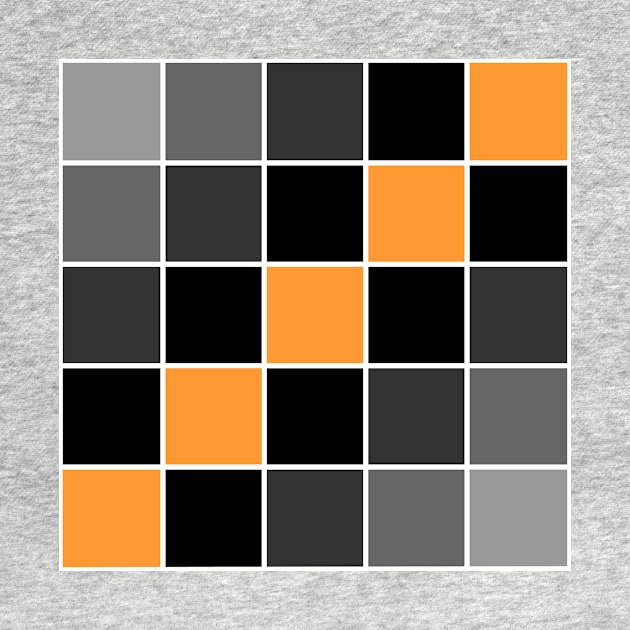 Orange Grid by iconymous